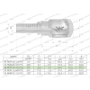 Zakucie hydrauliczne oczkowe RNR DN08 3/8