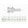 Zakucie hydrauliczne DK DN13 1/2