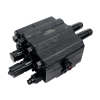 Rozdzielacz hydrauliczny do ładowaczy czołowych (LS - Load Sensing) 2-sekcyjny (1 x sekcja pływająca) max przepływ 90L - sterowany na linkę i joystick
