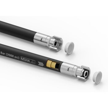 Przewód hydrauliczny gładki z uszczelnieniem - 275 bar gwint M22x1.5 prosta stożek/prosta płasko  L-1000mm DN12-2SN 
