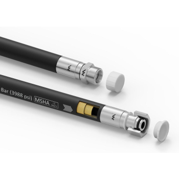 Przewód hydrauliczny gładki z uszczelnieniem - 275 bar gwint M22x1.5 proste L-1100mm DN12-2SN (AB-13-1100; P11P21) Cyk