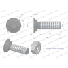 Śruba kpl. płużna dwunoskowa większy łeb M10x35 mm kl.10.9 Waryński-34996