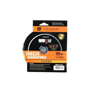 Tarcza diamentowa TURBO 125x22.23 mm TEGER-35255
