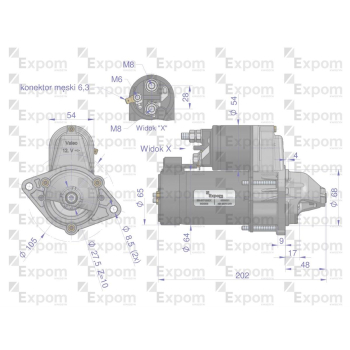 Rozrusznik regenerowany CS519 Expom Kwidzyn Eu-35615