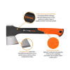 Siekiera uniwersalna z trzonkiem fiberglass 800g Extreme / TEGER-35805