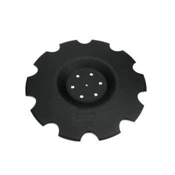 Talerz uzębiony Z-10 fi 510 mocowanie 6/120 grubość 3.5 mm przetłoczony stal borowa WARYŃSKI R-35976