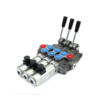 Rozdzielacz hydrauliczny (50 l/m) 3 sekc.ster. Ręczno elektryczne 12 DC - wszystkie sekcje otwarte ST26D-36158