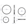Komplet uszczelniaczy cylindra D47 Sanok-3650