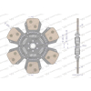 Tarcza sprzęgła Ceramiczna AL70272 JOHN DEERE Waryński-36788