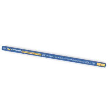 Wąż hydrauliczny do urządzeń myjących PERFECT-WASHER BLUE 135 stopni 2SN DN06 2-oplotowy 400 Bar Waryński-36895