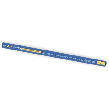 Wąż hydrauliczny do urządzeń myjących PERFECT-WASHER BLUE 135 stopni 2SN DN10 2-oplotowy 330 Bar Waryński-36899
