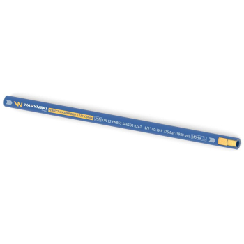 Wąż hydrauliczny do urządzeń myjących PERFECT-WASHER BLUE 135 stopni 2SN DN12 2-oplotowy 275 Bar Waryński-36901