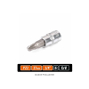 Klucz nasadowy 1/4" z bitem PZ 2x37 mm, S2/CR-V, Teger