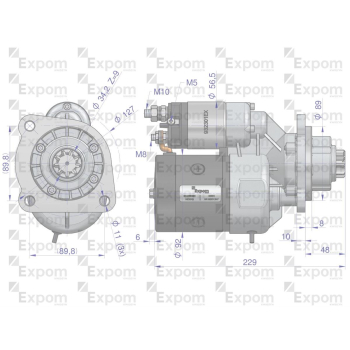 Rozrusznik z reduktorem typu Magneton 9142763 Proxima Forterra Blue Line EXPOM KWIDZYN eu-38326