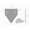 Nóż żniwny 83x76x2mm otwór 5.5 zastosowanie 261431M1 MF WARYŃSKI-38406