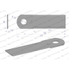 Nóż obrotowy rozdrabniacz słomy sieczkarnia gładki 175x50x3.5mm otwór 20 zastosowanie HF41348 WARYŃSKI-38430