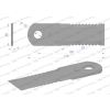 Nóż obrotowy rozdrabniacz słomy sieczkarnia uzębiony 173x50x4mm otwór 18 zastosowanie 322326450 Lavwerda Fendt MF W