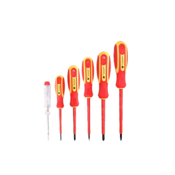 Zestaw wkrętaków VDE 6 szt / Certyfikat  GS/VDE / TEGER-38490