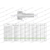 Zakucie hydrauliczne DKL DN10 16L M22x1.5 PREMIUM Waryński-38752