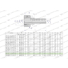 Zakucie hydrauliczne DKL DN13 15L M22x1.5 PREMIUM Waryński-38756