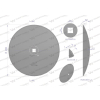 Talerz gładki fi 460 otwór 30x30 stal borowa WARYŃSKI R 1279201030 1201030040-39034