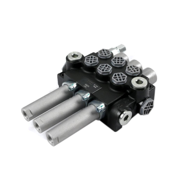 Rozdzielacz hydrauliczny 3-sekcyjny 40L sterowany na linkę  VOIMA-39171