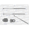 Siłownik podnoszenia maski New Holland 5166403 POLMO-39246