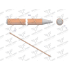 Palik Słupek z włókna szklanego 12mm L-900 ROYAL FARM-39484