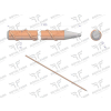Palik Słupek z włókna szklanego 12mm L-1100 ROYAL FARM-39487