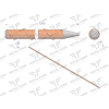 Palik Słupek z włókna szklanego 12mm L-1300 ROYAL FARM-39490