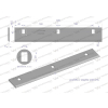 Nóż walca zrywacza napawany 400x63x6 otwory 3x20mm zastosowanie Capello WARYŃSKI-39560