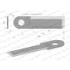 Nóż przystawki do kukurydzy napawany 250x60x6 otwór 30mm zastosowanie Claas Conspeed 9942330 WARYŃSKI-39571