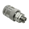 Szybkozłącze hydrauliczne gniazdo M18x1.5 gwint zewnętrzny EURO PUSH-PULL (9100818G) (ISO 7241-A) Waryński  (opakowanie 10szt)