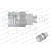 Szybkozłącze hydrauliczne gniazdo M18x1.5 gwint zewnętrzny EURO PUSH-PULL (9100818G) (ISO 7241-A) Waryński  (opakowa