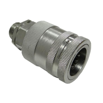 Szybkozłącze hydrauliczne gniazdo M18x1.5 gwint zewnętrzny EURO PUSH-PULL (9100818G) (ISO 7241-A) Waryński  (opakowa