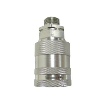 Szybkozłącze hydrauliczne gniazdo M18x1.5 gwint zewnętrzny EURO PUSH-PULL (9100818G) (ISO 7241-A) Waryński  (opakowa