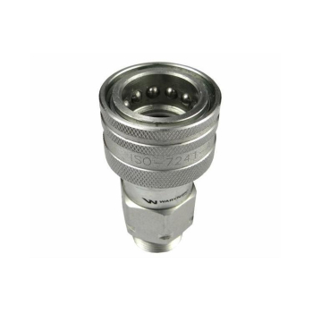 Szybkozłącze hydrauliczne gniazdo M22x1.5 gwint zewnętrzny EURO (9100822G) (ISO 7241-A) Waryński  (opakowanie 10szt)