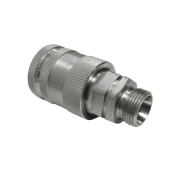 Szybkozłącze hydrauliczne gniazdo M22x1.5 gwint zewnętrzny EURO PUSH-PULL (9100822G) (ISO 7241-A) Waryński  (opakowanie 10szt)