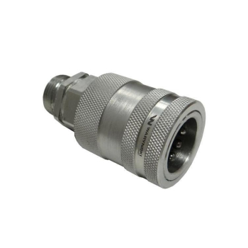 Szybkozłącze hydrauliczne gniazdo M22x1.5 gwint zewnętrzny EURO PUSH-PULL (9100822G) (ISO 7241-A) Waryński  (opakowa