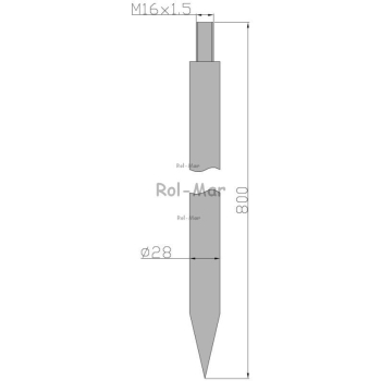 Ząb ładowacza C-360 800 mm Tur-4599