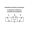 Rozdzielacz hydrauliczny obrotowy kierunkowy zawór trójdrożny 3/4'' 120L-4963