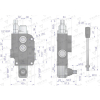 Rozdzielacz hydrauliczny 1-sekcyjny 80L VOIMA-50149