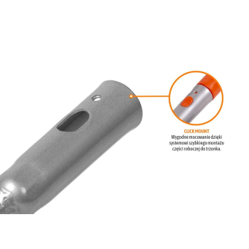Motyczka metalowa - haczko-pazurki 3 zębne do usuwania chwastów i aeracji gleby (mocowanie CLICK) / TEGER-50276