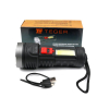 Latarka uniwersalna obudowa z ABS diody LED XPE COB 250 lm z funkcją warsztatową ładowana USB Teger-50301