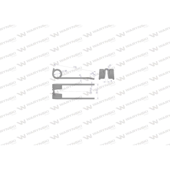Palec podbieracza zastosowanie Deutz Fahr 06296285 Waryński-50362