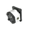 Pompa hydrauliczna zębata 1.0cm3 (grupa 1 - typ europejski) wałek 1:8 przyłącza obustronnie gwinty wewnętrzne 3/8 (