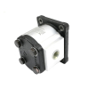 Pompa hydrauliczna zębata 3.8cm3 (grupa 1 - typ europejski) wałek 1:8 przyłącza obustronnie gwinty wewnętrzne 3/8 (