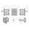 Pompa hydrauliczna zębata 1.5cm3 (grupa 1 - typ europejski) wałek 1:8 przyłącza obustronnie gwinty wewnętrzne 3/8 (