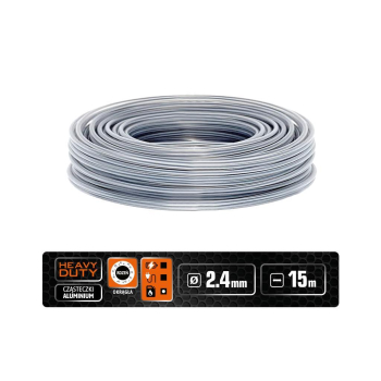 Żyłka tnąca do podkaszarek HEAVY DUTY (z rdzeniem) / Okrągła / 2.4 mm / 15 m Extreme / TEGER-50464
