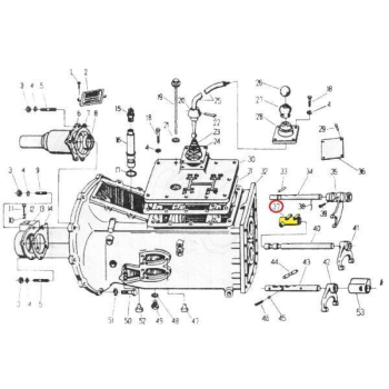 Zaczep wałka widełek reduktora C-330-5086